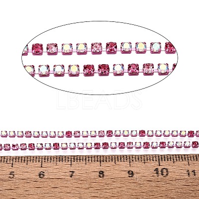 Iron Rhinestone Cup Chains CH-Q006-02A-07-1