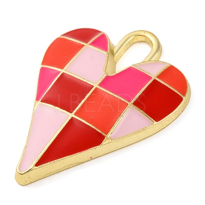 Alloy Enamel Pendants PALLOY-S034-02KCG-D-1