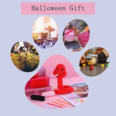 DIY Snake Doll Knitting Kits for Beginners PW-WG0CC4B-01-1