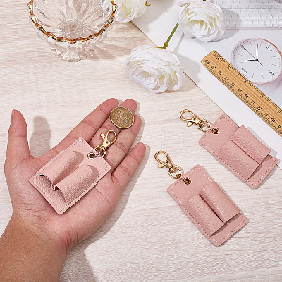 3Pcs PU Keychains KEYC-CL0001-49D-1