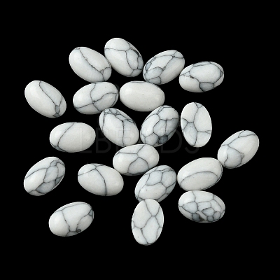 Synthetic Howlite Cabochons G-A094-01A-45-1