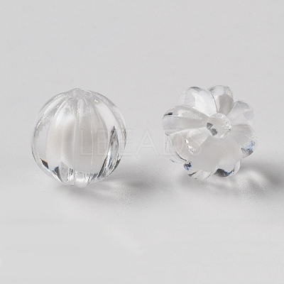 Transparent Acrylic Beads TACR-S089-10mm-01-1
