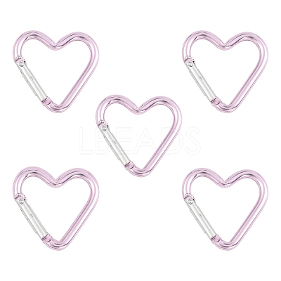 5Pcs Zinc Alloy Spring Gate Rings FIND-YW0010-59K-1