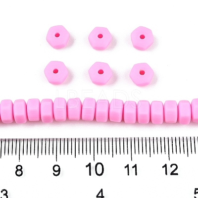 Handmade Polymer Clay Beads Strand CLAY-T021-01G-1