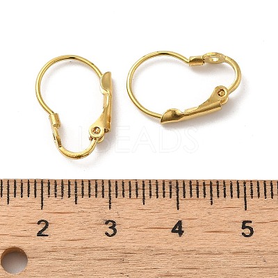 Brass Leverback Earring Findings LS-KK-Z007-26C-1