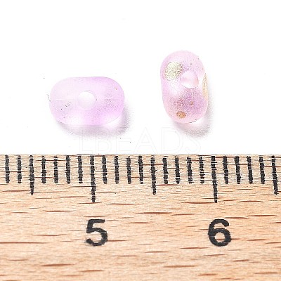Gradient Color Transparent Frosted Acrylic Beads OACR-M023-06E-1