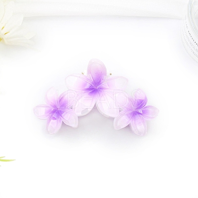 Flower Plastic Claw Hair Clips PW-WGB4757-06-1