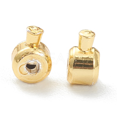 Brass Crimp Beads X-KK-F826-03G-1