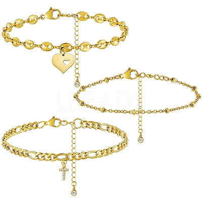 Anklets Sets AJEW-AN00383-20-1