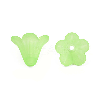 Frosted Acrylic Beads PL692-8-1