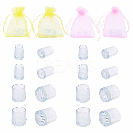 Gorgecraft 8Pair PVC High Heel Stoppers Protector FIND-GF0002-08B-1