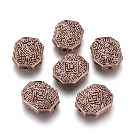 CCB Plastic Beads CCB-O003-05R-1