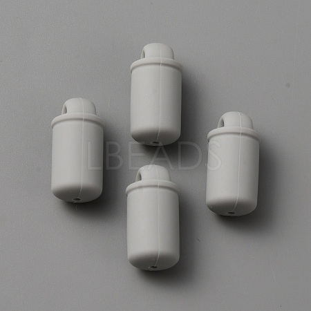 Bottle Food Grade Eco-Friendly Silicone Beads LS-SIL-WH0006-20D-1