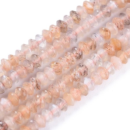Natural Multi-Moonstone Beads Strands G-E560-R11-01-1