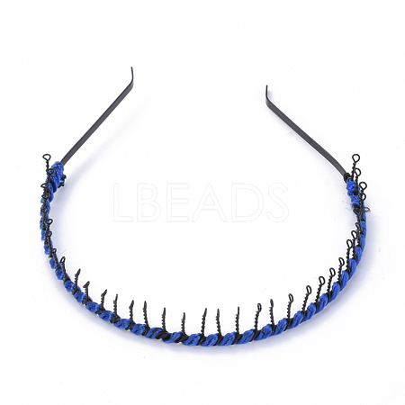 Hair Accessories Iron Hair Band Findings OHAR-S195-09B-1