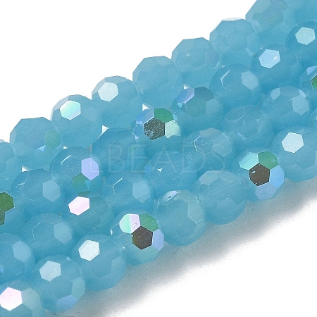 Imitation Jade Glass Beads Strands EGLA-A035-J6mm-L04-1