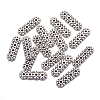 4-Hole Tibetan Style Alloy Spacer Bars A1110Y-NF-3