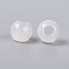 Natural White Agate European Beads G-Q602-09A-02-2