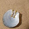 304 Stainless Steel Cubic Zirconia Stud Dangle Earrings for Women SA-CBA0E8A-01G-1