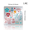 Stainless Steel Cutting Dies Stencils DIY-WH0279-130-4