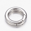 Tarnish Resistant 304 Stainless Steel Spring Gate Rings STAS-G134-13P-15mm-2