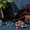   16Pcs 8 Style Alloy Enamel European Beads KK-PH0009-14-6