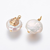 Natural Cultured Freshwater Pearl Pendants PEAR-L027-04A-2