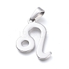 Non-Tarnish 304 Stainless Steel Pendants STAS-L210-06D-P-1