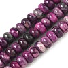 Natural Map Stone/Picasso Stone/Picasso Jasper Beads Strands G-A280-A12-01-2
