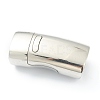 Tarnish Resistant 304 Stainless Steel Magnetic Clasps with Glue-in Ends STAS-O148-03P-1
