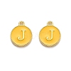 Golden Plated Alloy Enamel Charms ENAM-Q437-13J-1