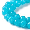 Natural White Jade Imitation Amazonite Beads Strands G-I299-F04-6mm-3