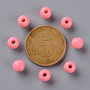 Opaque Acrylic Beads X-MACR-S370-C6mm-A04-3