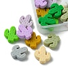 22Pcs 11 Colors Silicone Focal Beads SIL-FS0001-15-2