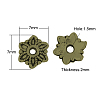 Tibetan Style Caps TIBEB-Q022-AB-FF-1