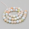 Natural Morganite Beads Strands G-Q961-08-10mm-2