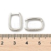 Brass Huggie Hoop Earrings EJEW-L234-61-P-4