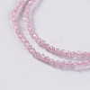 Glass Beads Strands EGLA-E057-02A-08-3