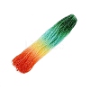 Gradient Color Baking Paint Glass Bead Strands X1-DGLA-A039-T6mm-A013-1