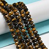 Natural Tiger Eye Beads Strands G-K351-B08-02-2