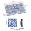 24Pcs Glass Cabochons GGLA-FS0001-22-4