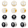 12Pcs 2 Colors Brass European Beads KK-GA0002-24-1