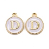 Golden Plated Alloy Charms LS-ENAM-S118-01D-1