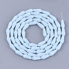 Opaque Solid Color Glass Beads Strands X-GLAA-T009-001I-2