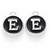 Platinum Plated Alloy Charms ENAM-S118-02E-P-1