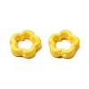 Flower Hollow Glazed Porcelain Bead Frame PORC-A034-09L-2