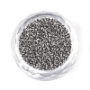 Plated Glass Seed Beads SEED-S017-04-2