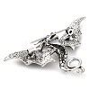 Alloy Crystal AB Rhinestone Dragon Brooch JEWB-Z031-02AS-3