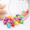 Mixed Color Transparent Acrylic  Faceted Round Beads X-TACR-S086-12mm-M-3
