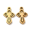 Ion Plating(IP) 304 Stainless Steel Charms STAS-F292-01G-1